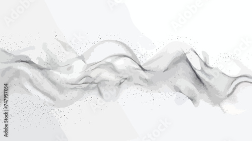 Vector abstract white futuristic background. 