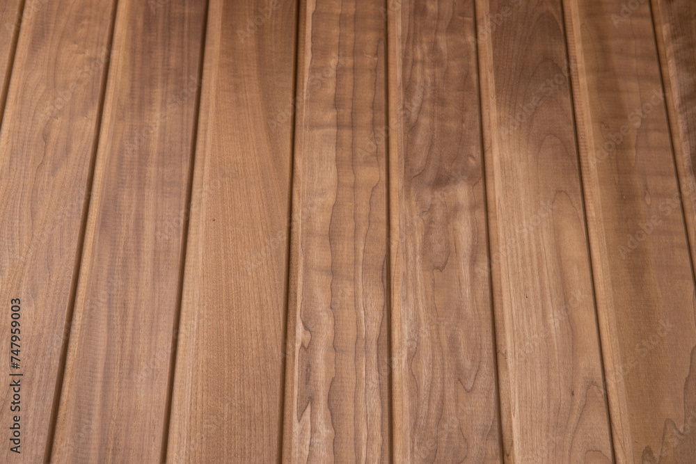 Fototapeta premium brown wooden planks aligned texture 