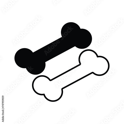 Grab this amazing isometric icon of bones, editable design