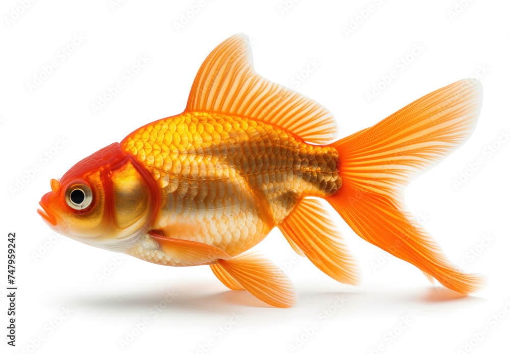 Goldfish isolated