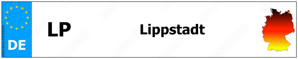 Autokennzeichen Von Lippstadt