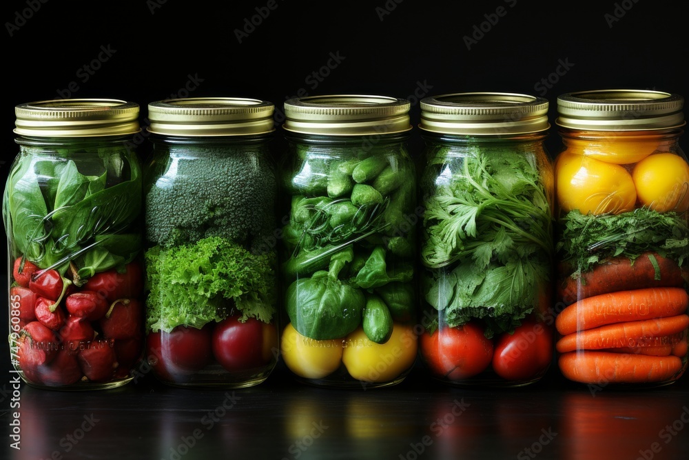 A refrigerator filled with a diverse selection of food items. Ideal for illustrating food storage or healthy eating concepts A refrigerator filled with a diverse selection of food items. Ideal for illustrating food storage or healthy eating concepts