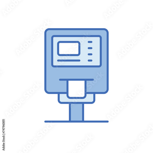 Parking Meter icon vector stock illustration