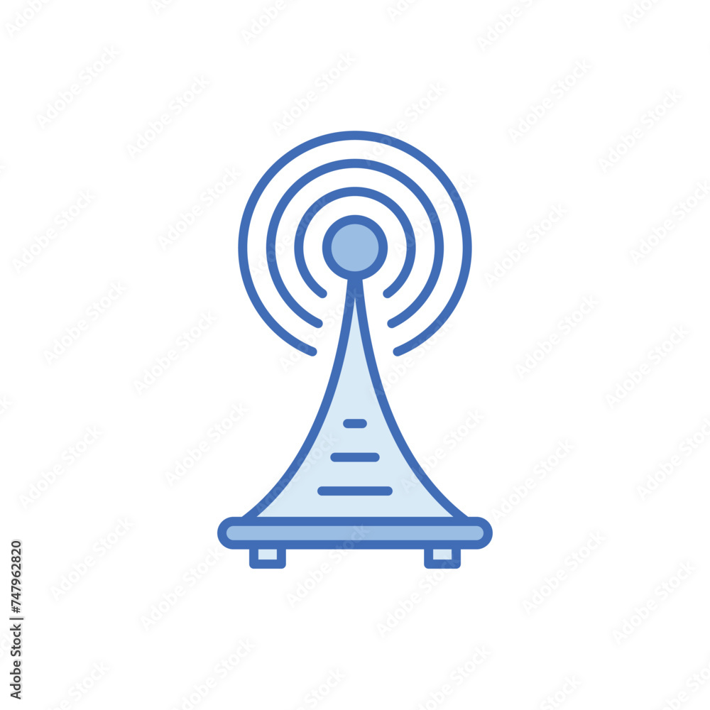 Signal Tower icon vector stock illustration Signal Tower icon vector stock illustration