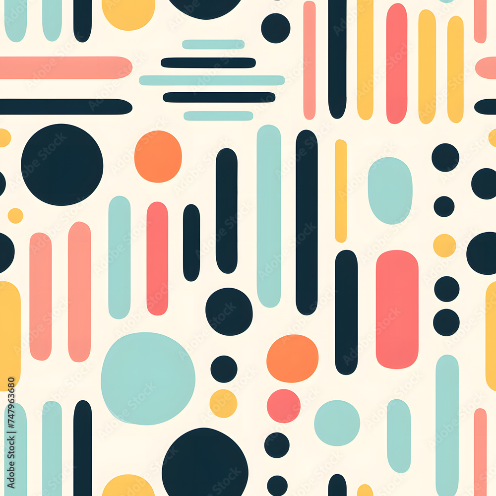 seamless pattern with circles seamless pattern with circles