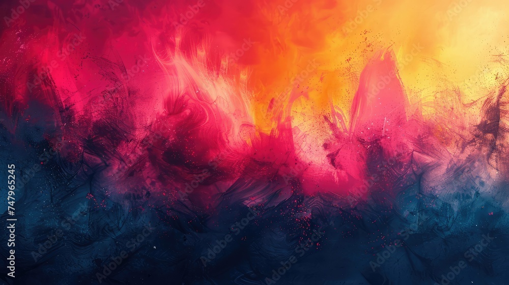 Abstract background with vibrant colors and flowing patterns - obrazy, fototapety, plakaty 