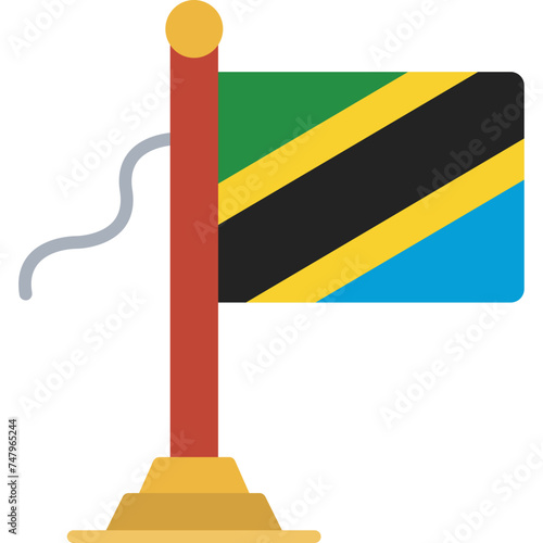 Tanzania Flag Icon