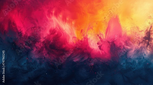 Abstract background with vibrant colors and flowing patterns photo