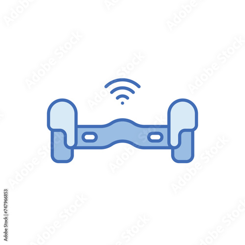 Hoverboard icon vector stock illustration