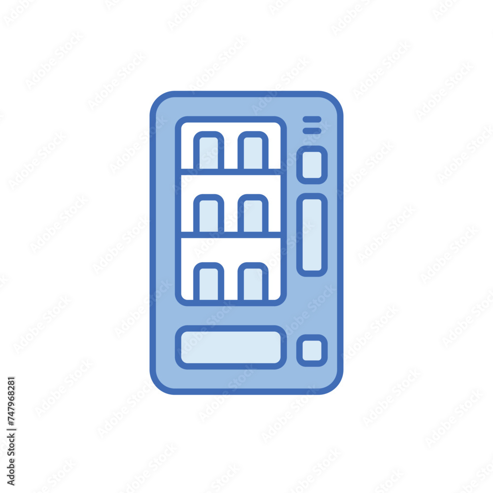 Vending Machine icon vector stock illustration