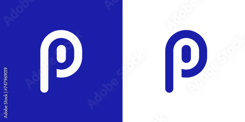 logo typo double lettre B / Q / D espace négatif - logo typo lettre B imbriquée - logo typo lettre D imbriquée - logo typo lettre P imbriquée - logo typo lettre Q imbriquée - 