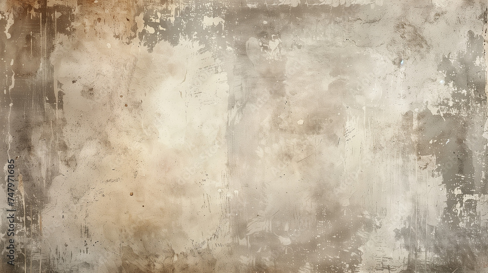 Background with vintage beige canvas texture in muted style. - obrazy, fototapety, plakaty 