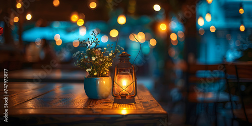 Glowing Arabic Lamps in Ramadan Decor