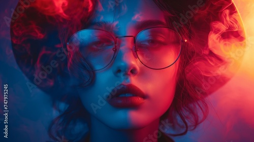 woman in the smoke © natalikp
