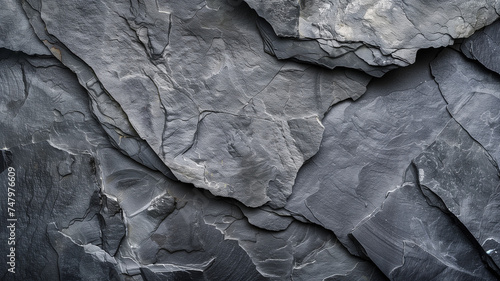 Wallpaper Mural Dark textured background with shades of grey, black, and white resembling a rugged mountain surface Torontodigital.ca