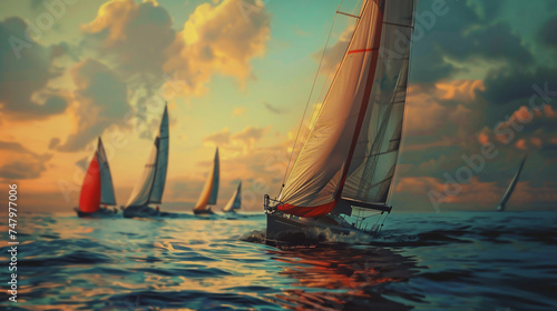 Sailing boat race © Gefer