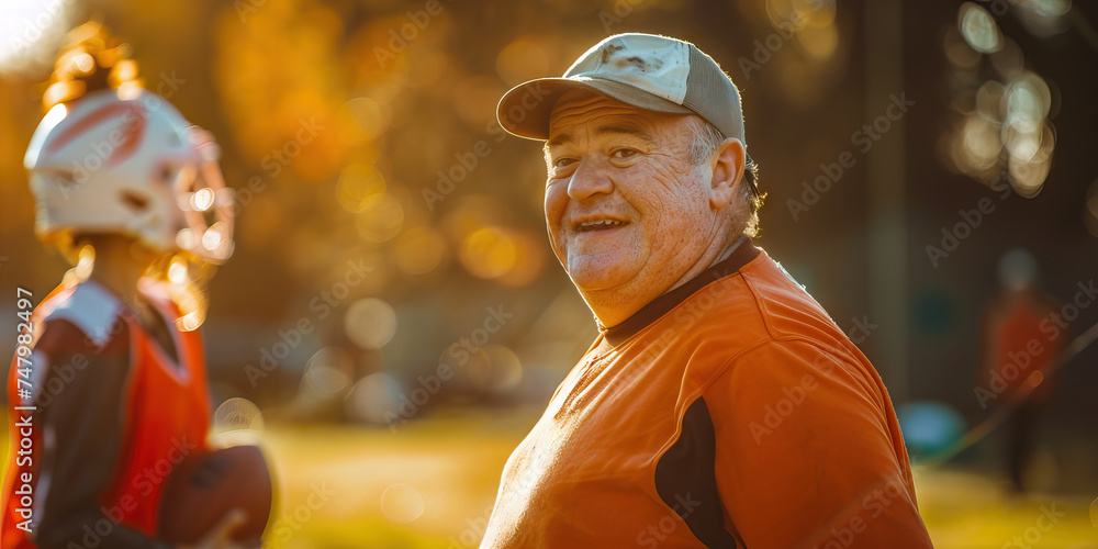 Man with Down syndrome participating in a local sports team. Learning Disability
