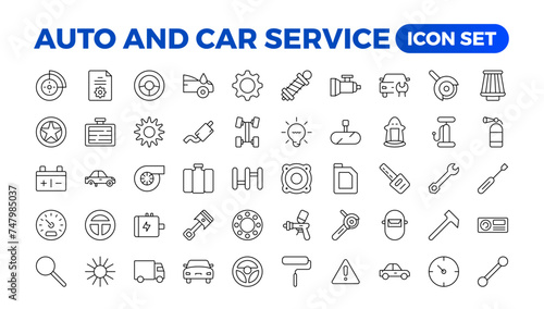 Car service and repair icon set. Car service and garage.car, auto, automobile icon. repair icons element. Garage, engine, oil, maintenance, accelerate icon. Car service icon set. Auto service, car