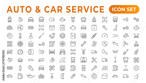Car service and repair icon set. Car service and garage.car, auto, automobile icon. repair icons element. Garage, engine, oil, maintenance, accelerate icon. Car service icon set. Auto service, car