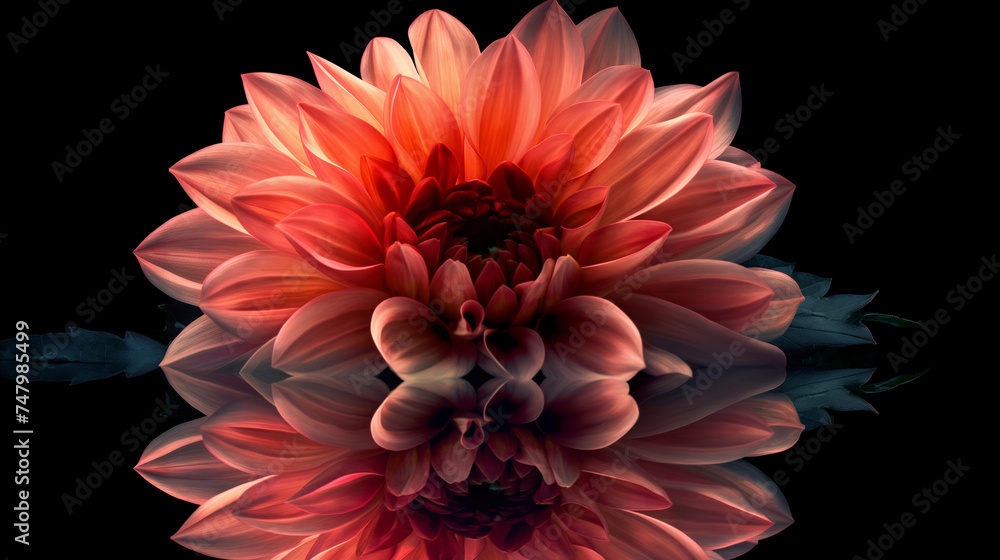 red dahlia flower red dahlia flower