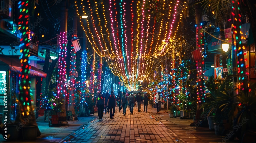 Christmas meets Diwali: Festival of Lights in a multicultural city. Christmas meets Diwali: Festival of Lights in a multicultural city.