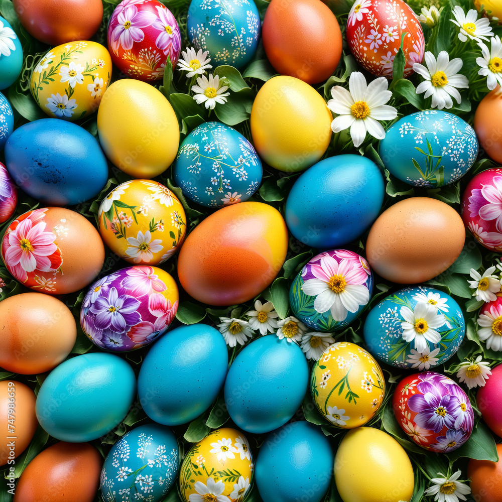 colourful easter eggs with floral patterns, easter decoration background, colourful eggs, spring flower, spring joy, easter gift, easter tradition, festive, holiday colourful easter eggs with floral patterns, easter decoration background, colourful eggs, spring flower, spring joy, easter gift, easter tradition, festive, holiday