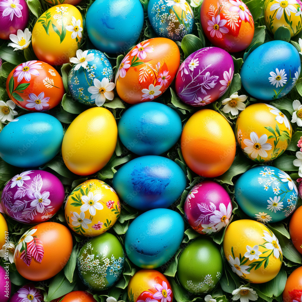 colourful easter eggs with floral patterns, easter decoration background, colourful eggs, spring flower, spring joy, easter gift, easter tradition, festive, holiday colourful easter eggs with floral patterns, easter decoration background, colourful eggs, spring flower, spring joy, easter gift, easter tradition, festive, holiday