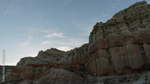 Wallpaper Mural Timelapse of sunset sky over sandstone cliffs in Mojave Desert, California, USA Torontodigital.ca
