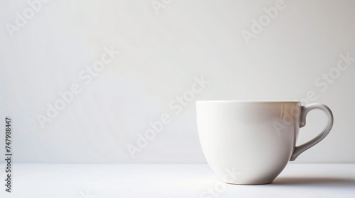 cup of coffee mock up isolated on white background