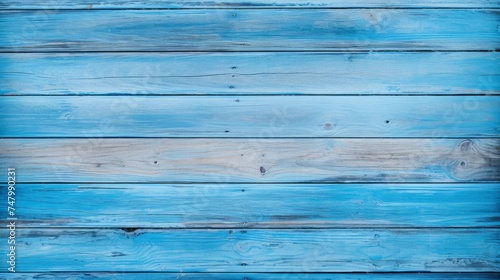 Blue wood texture background. Neural network AI generated art