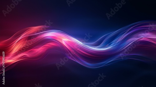 Long exposure light trails, abstract and vibrant, capturing the perpetual motion of light in darkness, a backdrop of dynamic speed, AI Generative
