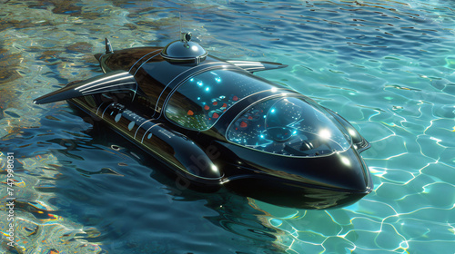 Solar powered personal submarines transportation © Gefer