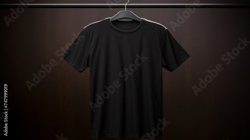 a black shirt on a swinger
