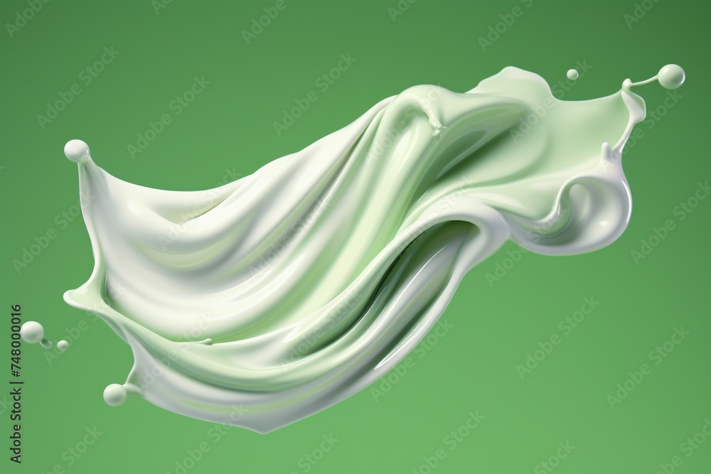a white liquid swirl a white liquid swirl