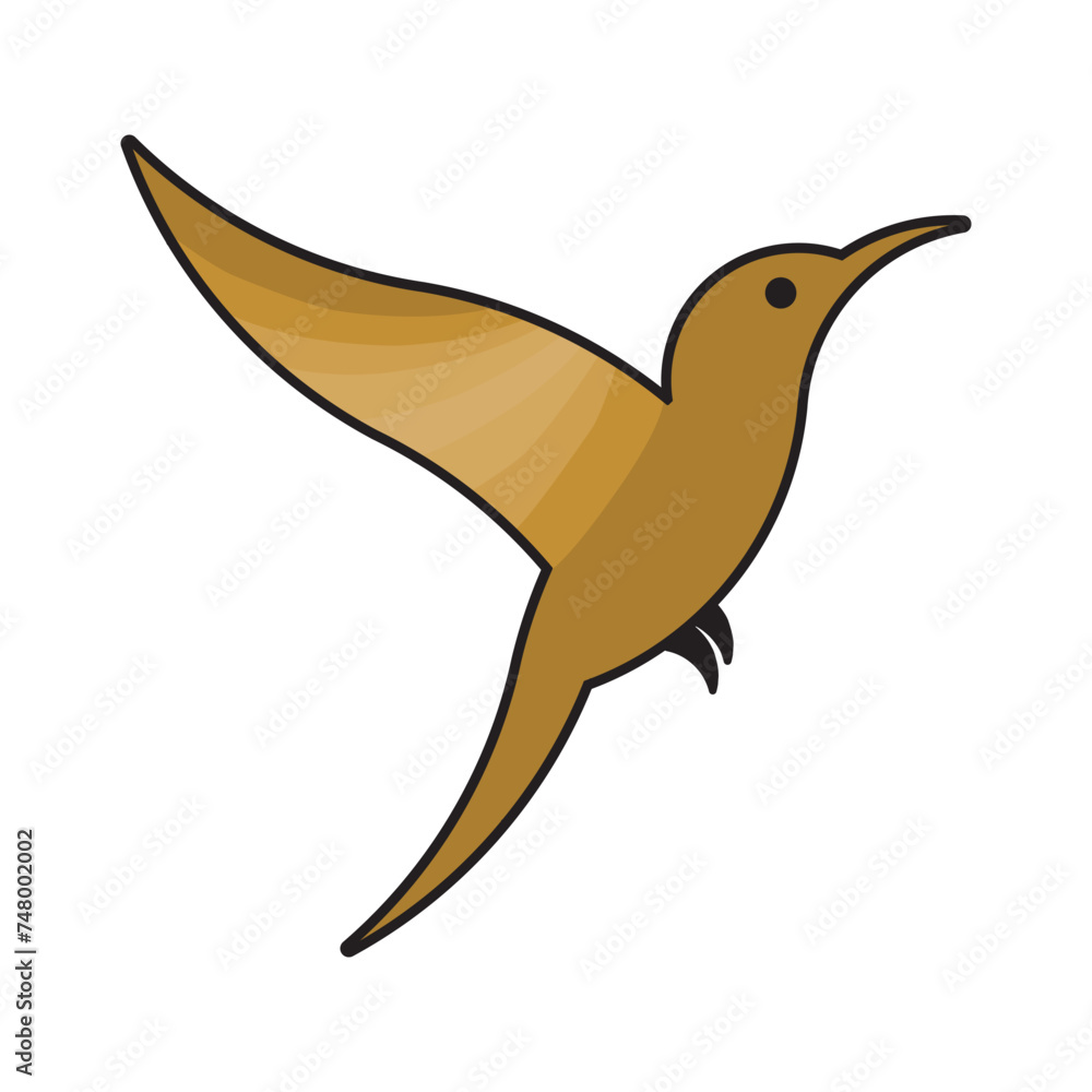 Obraz premium Beautiful bird icon