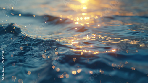 光とゆらめく水面