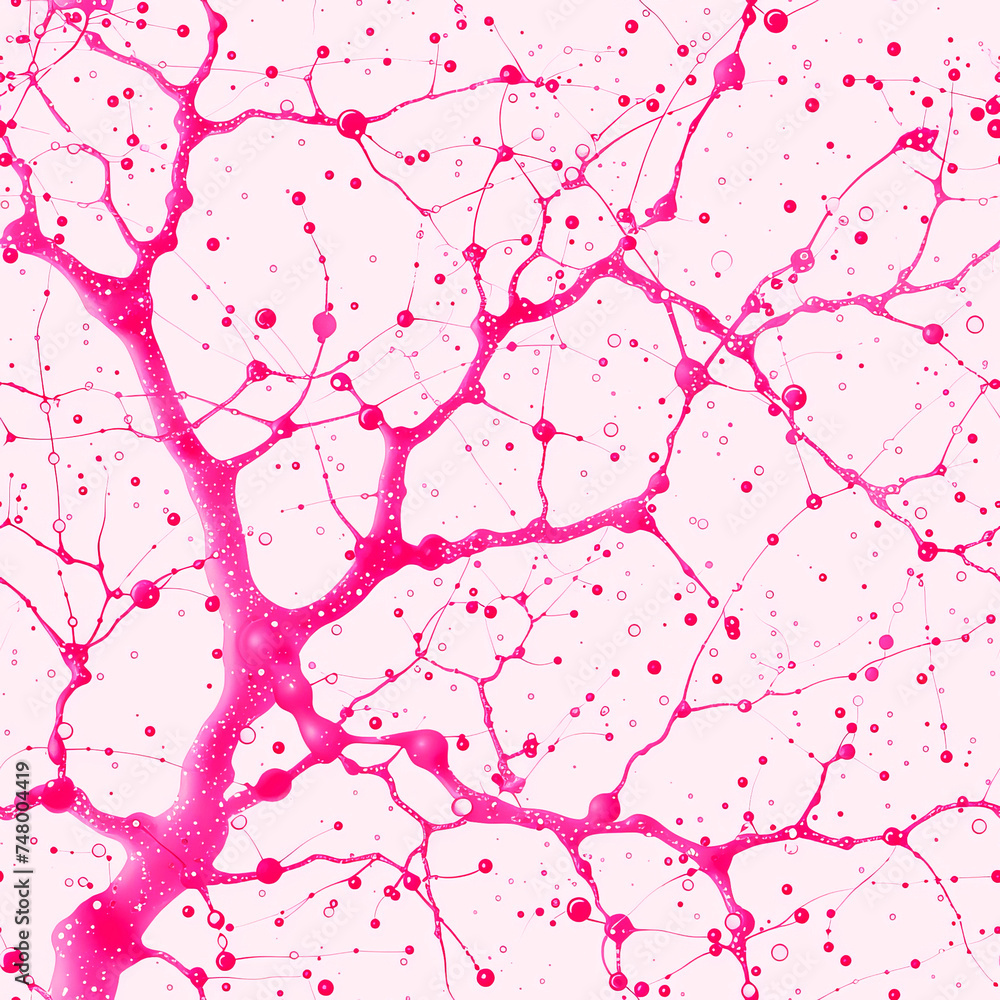 pink neuronal network as a seamless Tile pattern, ai generated pink neuronal network as a seamless Tile pattern, ai generated
