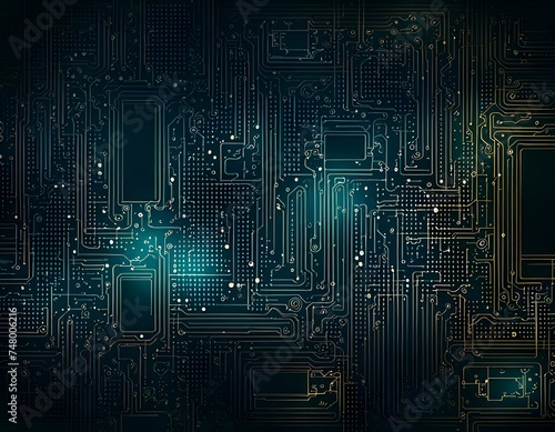 circuit board backdrop, tecnology barckground, dark blue electronic circuit wallpaper
