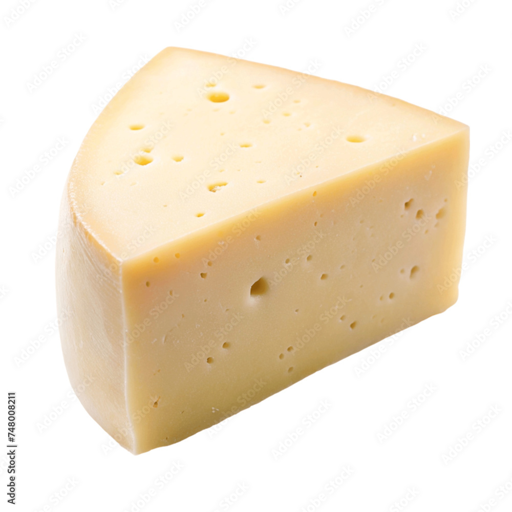 Piece of cheese isolated on Transparent background. Piece of cheese isolated on Transparent background.