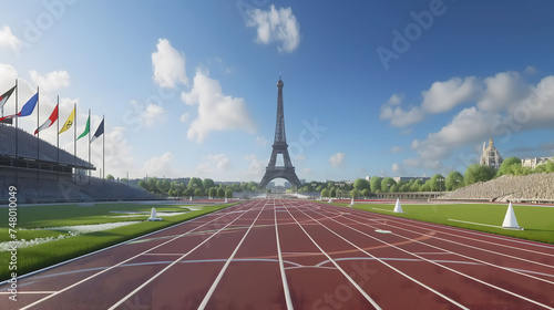 Olympic Games in Paris. Generative AI
