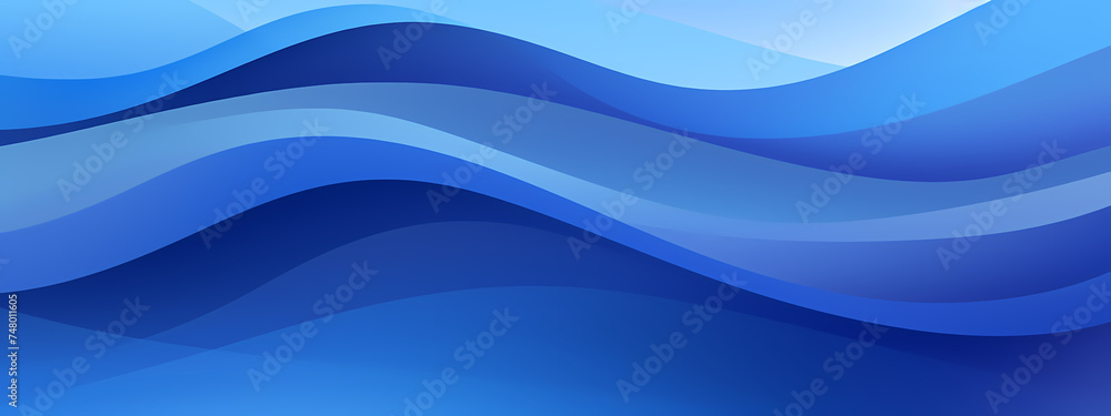 Obraz premium abstract elegant blue wave background