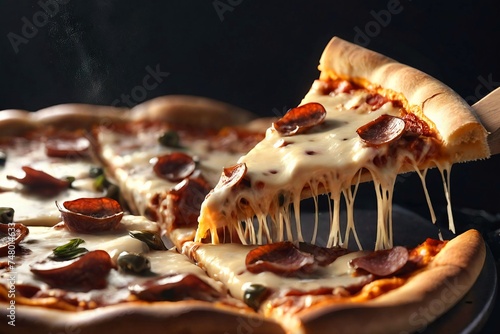 pizza with cheese