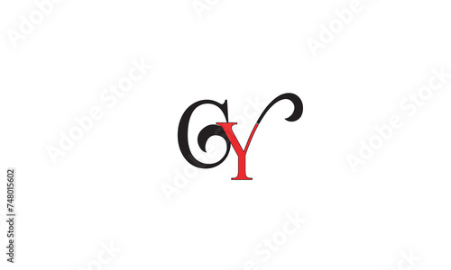 GY, YG , G , Y, Abstract Letters Logo Monogram