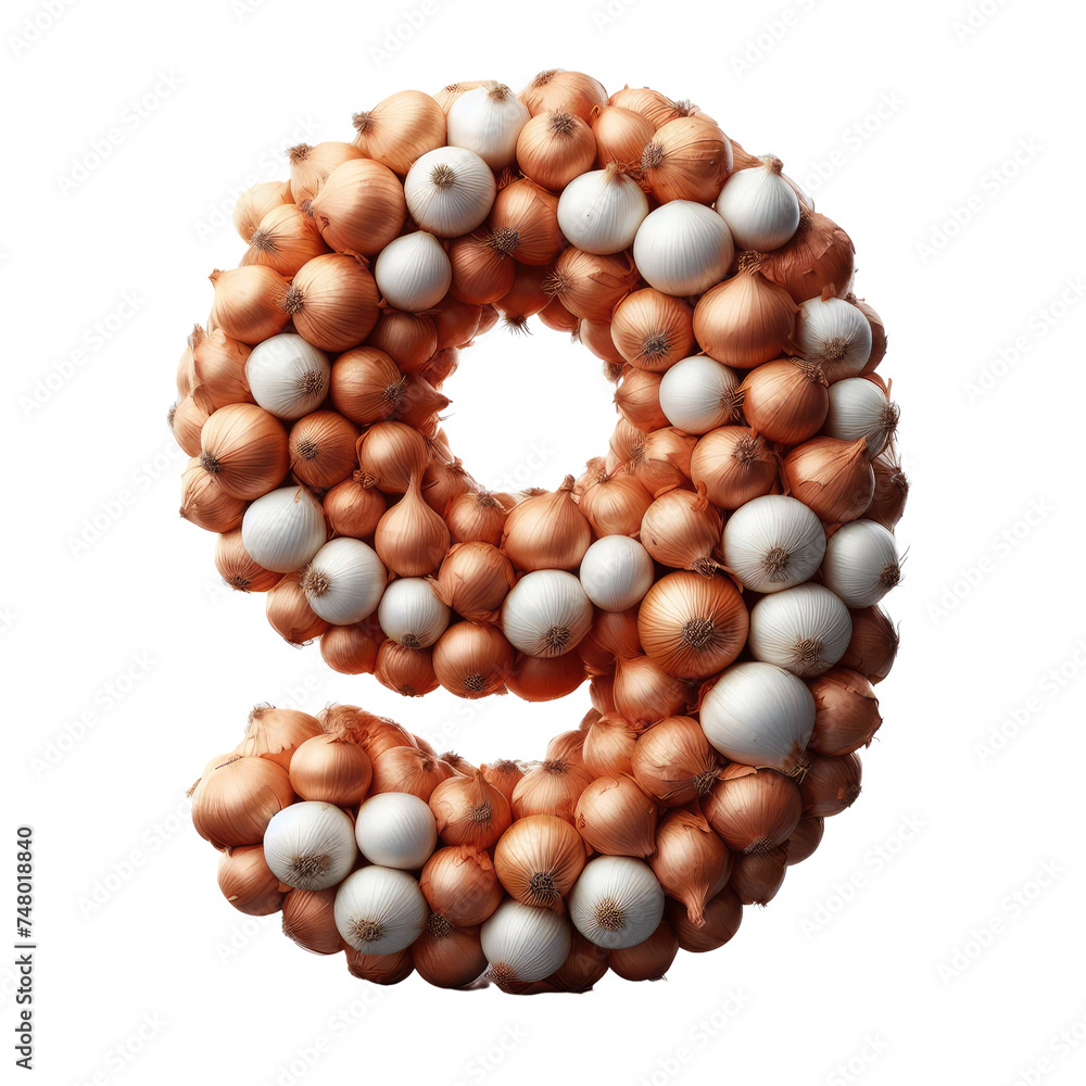 Isolated 3D Number on a Clear PNG Canvas Generative AI Isolated 3D Number on a Clear PNG Canvas Generative AI