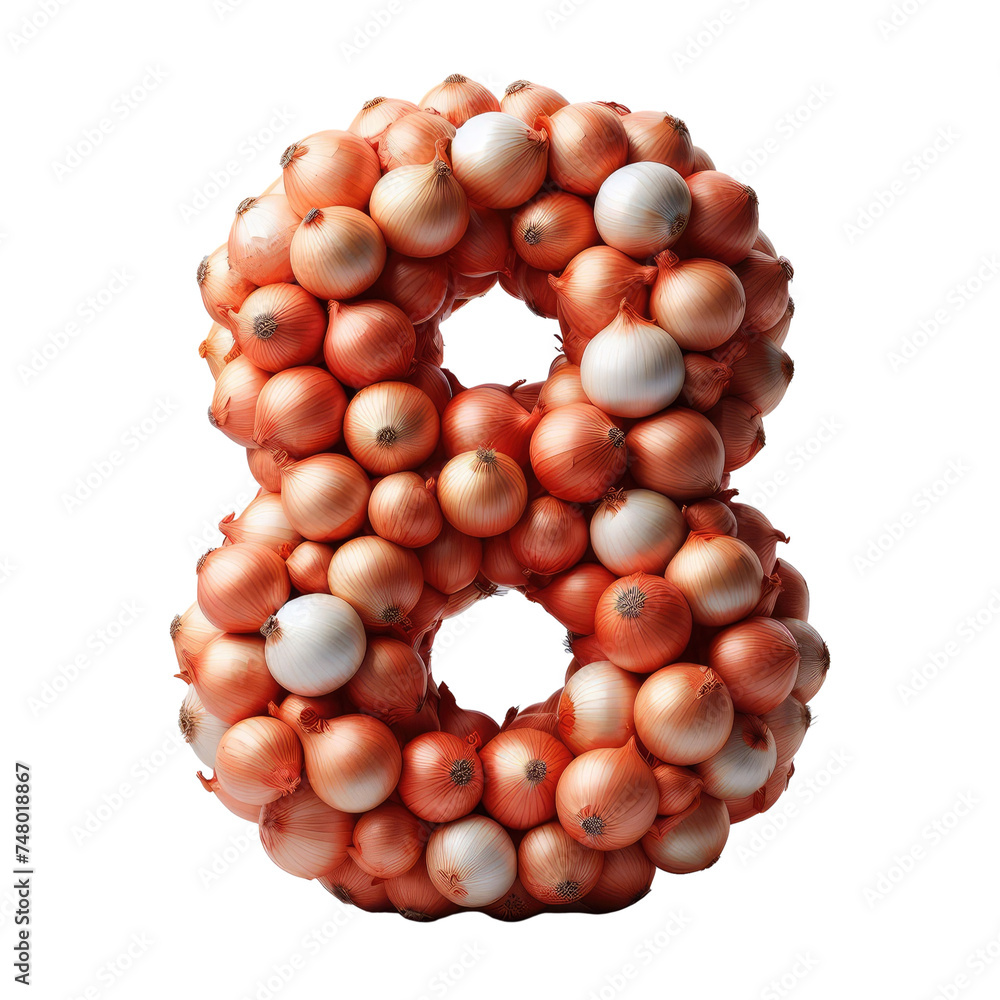 Isolated 3D Number on a Clear PNG Canvas Generative AI Isolated 3D Number on a Clear PNG Canvas Generative AI