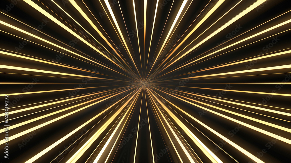 Obraz premium abstract golden line