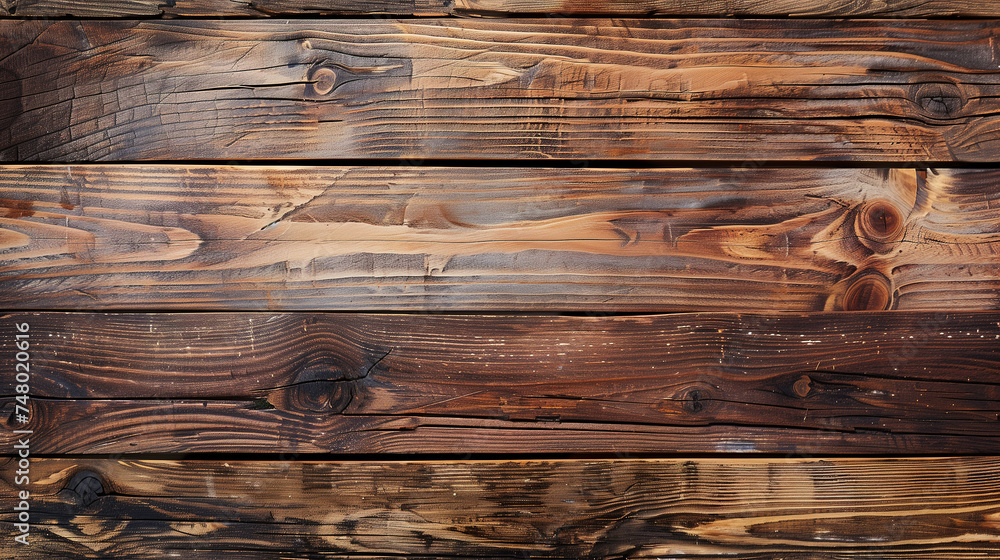 Naklejka premium Nature Background, Vertical brown wood