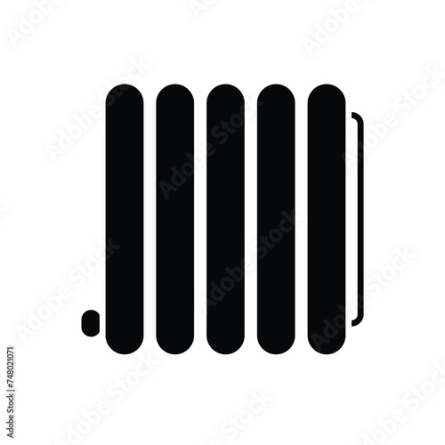 Central Heating icon vector stock illustration photo