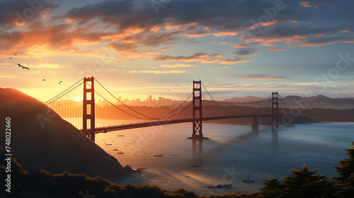 Golden Gate Bridge City.