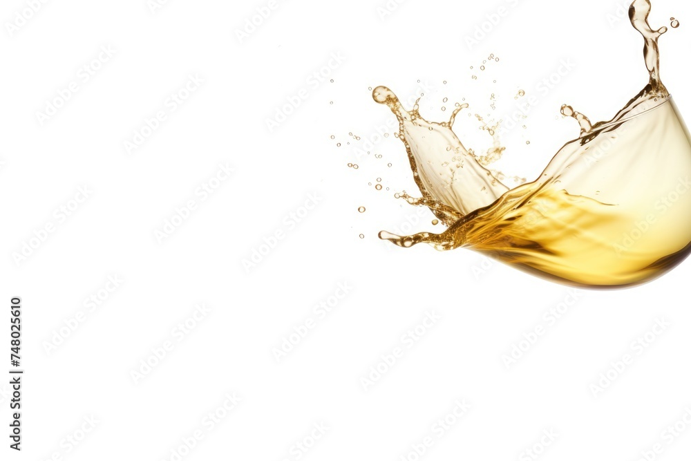 White wine creating a splash isolated on white background. Dynamic White Wine Splash White wine creating a splash isolated on white background. Dynamic White Wine Splash